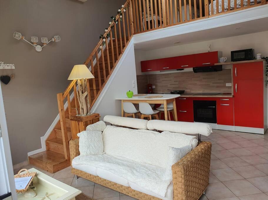 Charmante Maison 1 Chambre Avec Terrasse N'1 Équihen-Plage Exteriör bild